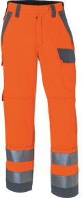 Kübler Arbeitshose PROTECTIQ HIGH VIS ARC2 PSA Klasse 3 in Warnorange/Anthrazit Größe 62 - Bild 1