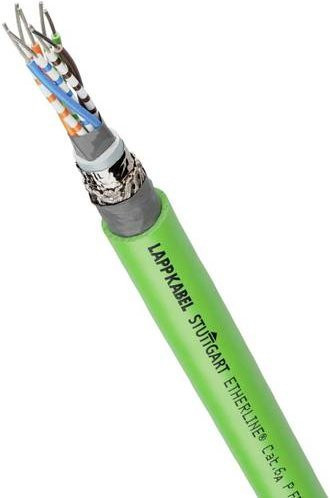 LAPP ETHERLINE Cat6a Netzwerkkabel Ethernet LAN Grün 1000m - Bild 1