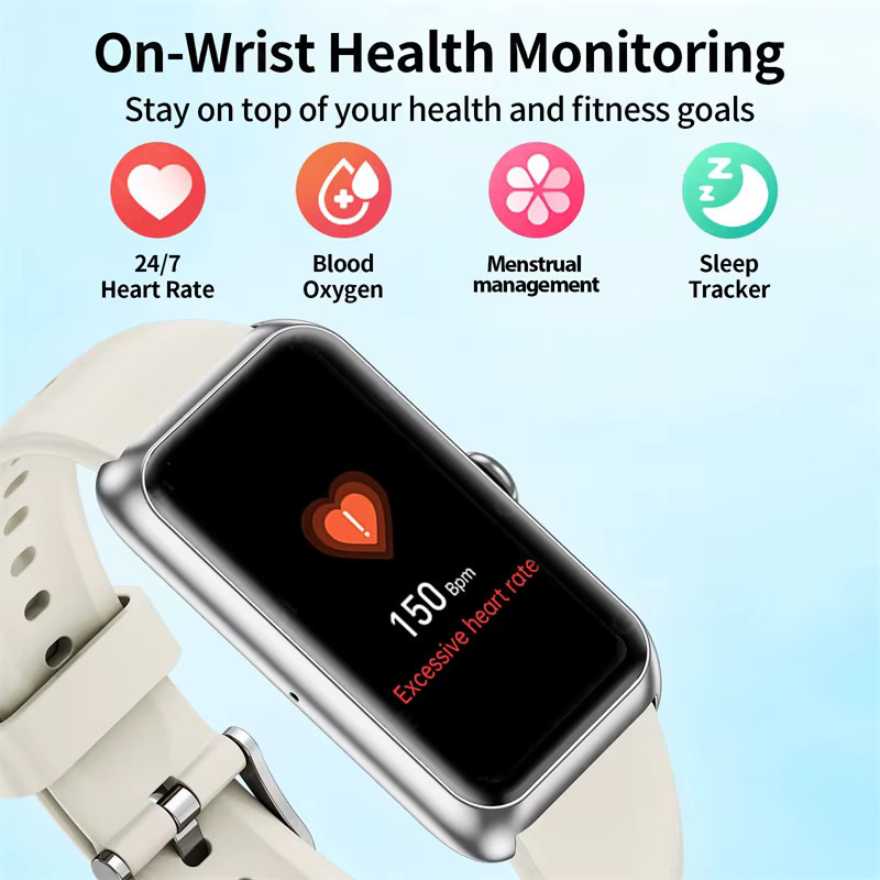 LIGE Smartwatch, Schwarz, Silikon, Unisex - Bild 3