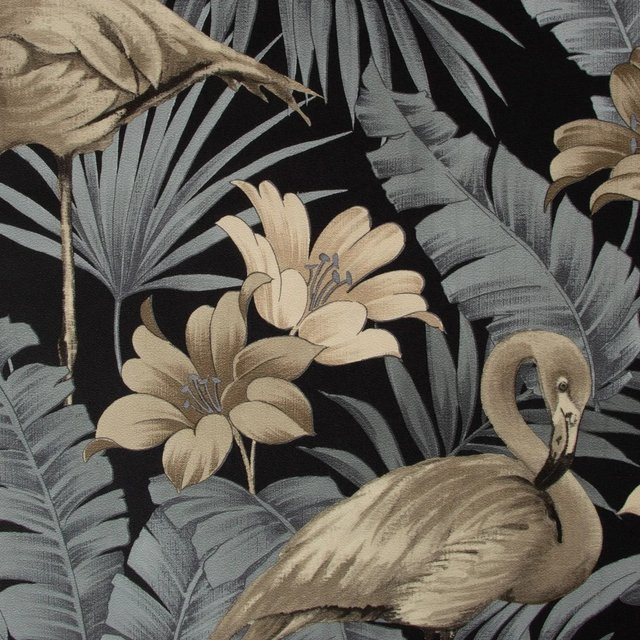 Superfresco Easy Vliestapete Sandrine Tropics Dark in Multicolour und Schwarz, florales Naturdesign, B: 0,52 m, L: 10,05 m - Bild 1