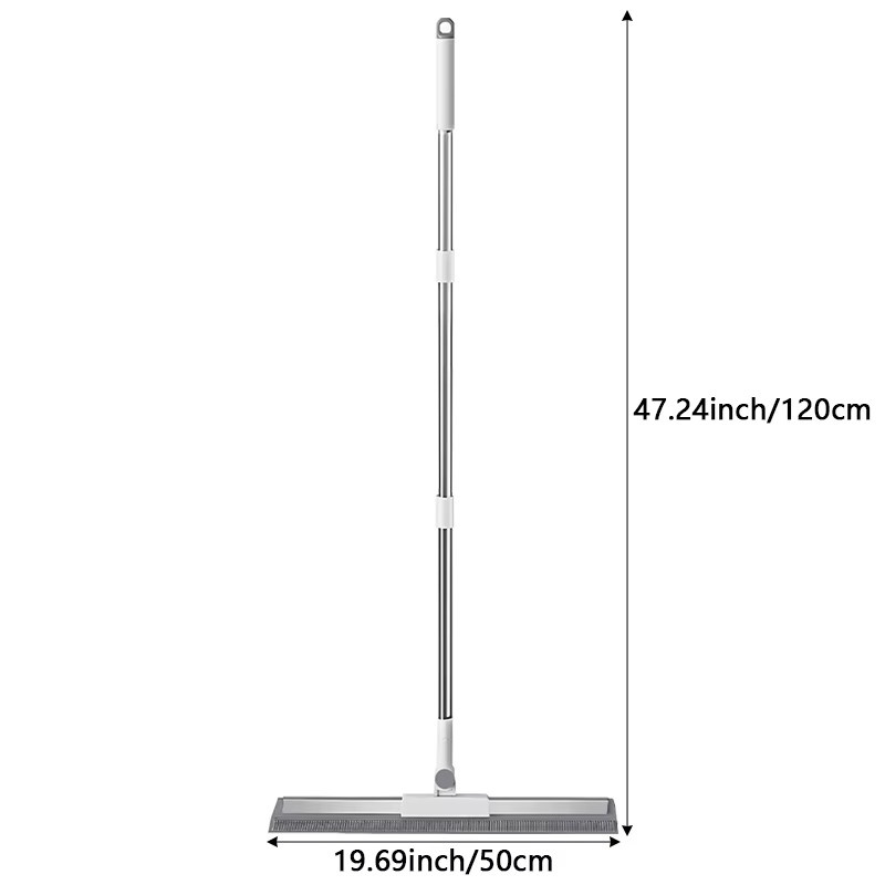 GQHOME Silikon-Schaber-Besen als vielseitiger Boden- und Glaswischer für Bad und Toilette, Höhe: 120 cm - Bild 4
