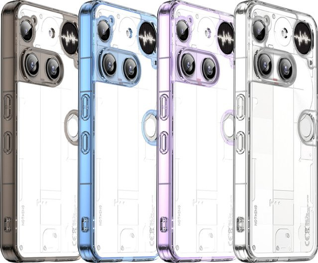Transparente Schutzhülle für Nothing Phone (3), ultradünne Hartschale aus PC mit Anti-Fingerabdruck-Beschichtung - Bild 1