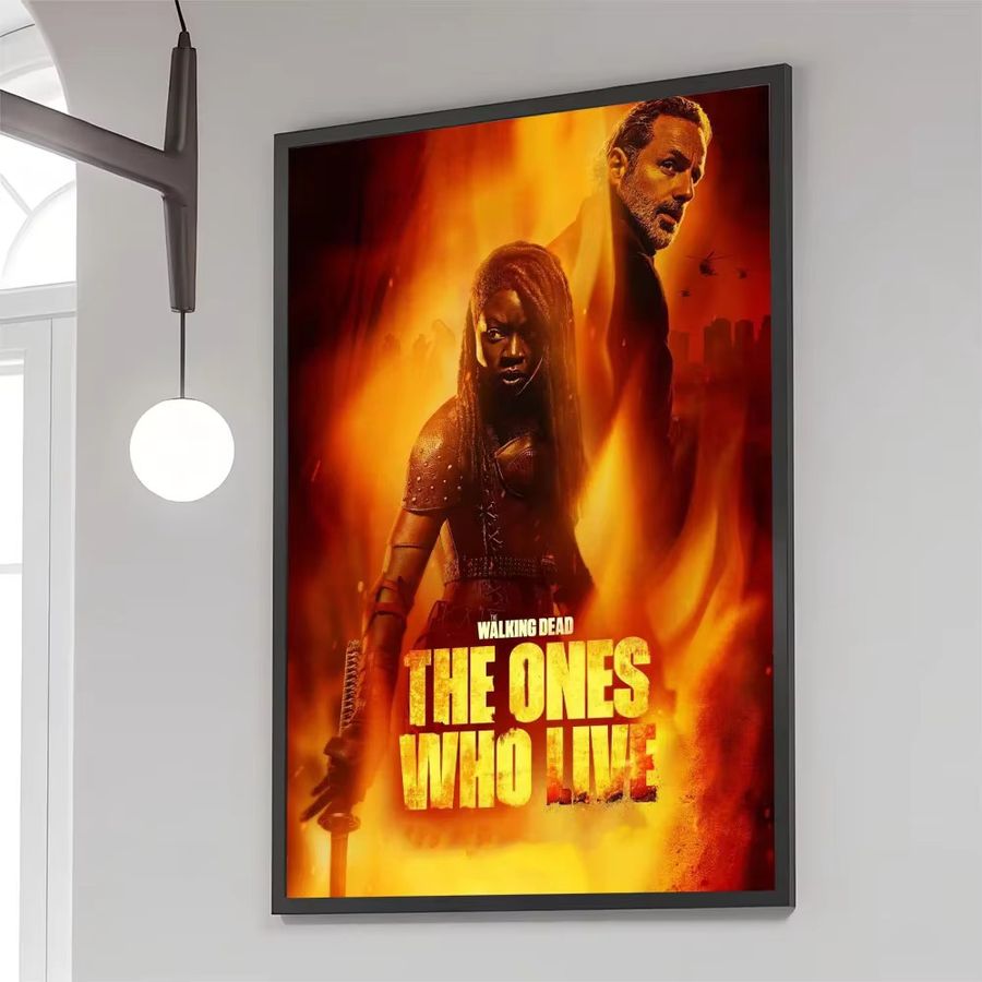 Potdemiel The Walking Dead Retro Aufkleber aus Kraftpapier für Wandgestaltung und DIY-Deko - Bild 2