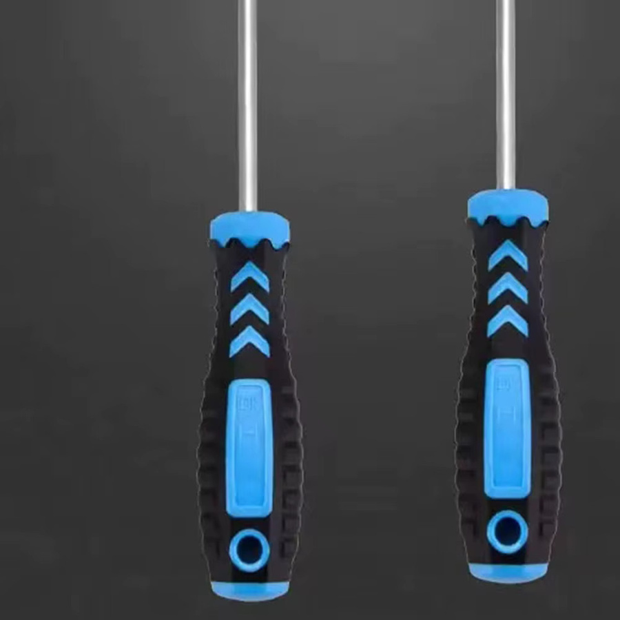 WOZOBUY 10er Set Isolierte Elektriker Schraubendreher in Blau mit Kreuz- und Schlitzbits für sichere Reparaturarbeiten - Bild 3