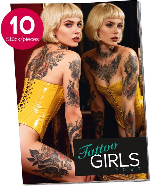 Tattoo-Girls 2027, Wandkalender - Bild 1