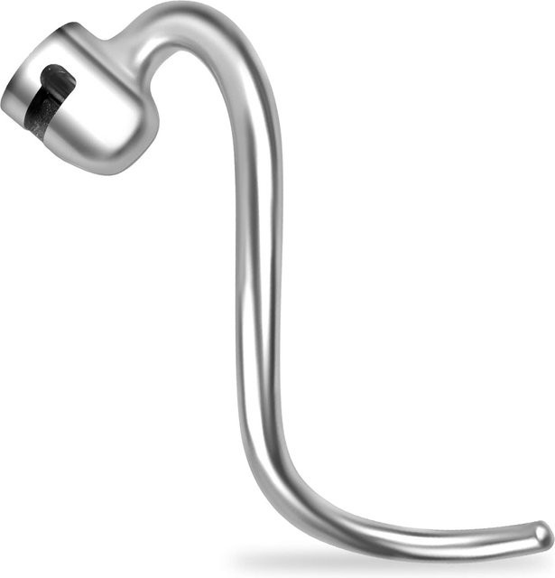 Edelstahl-Knethaken für KitchenAid Standmixer in Silber, passend für 5 Quart und 6 Quart Modelle - Bild 1