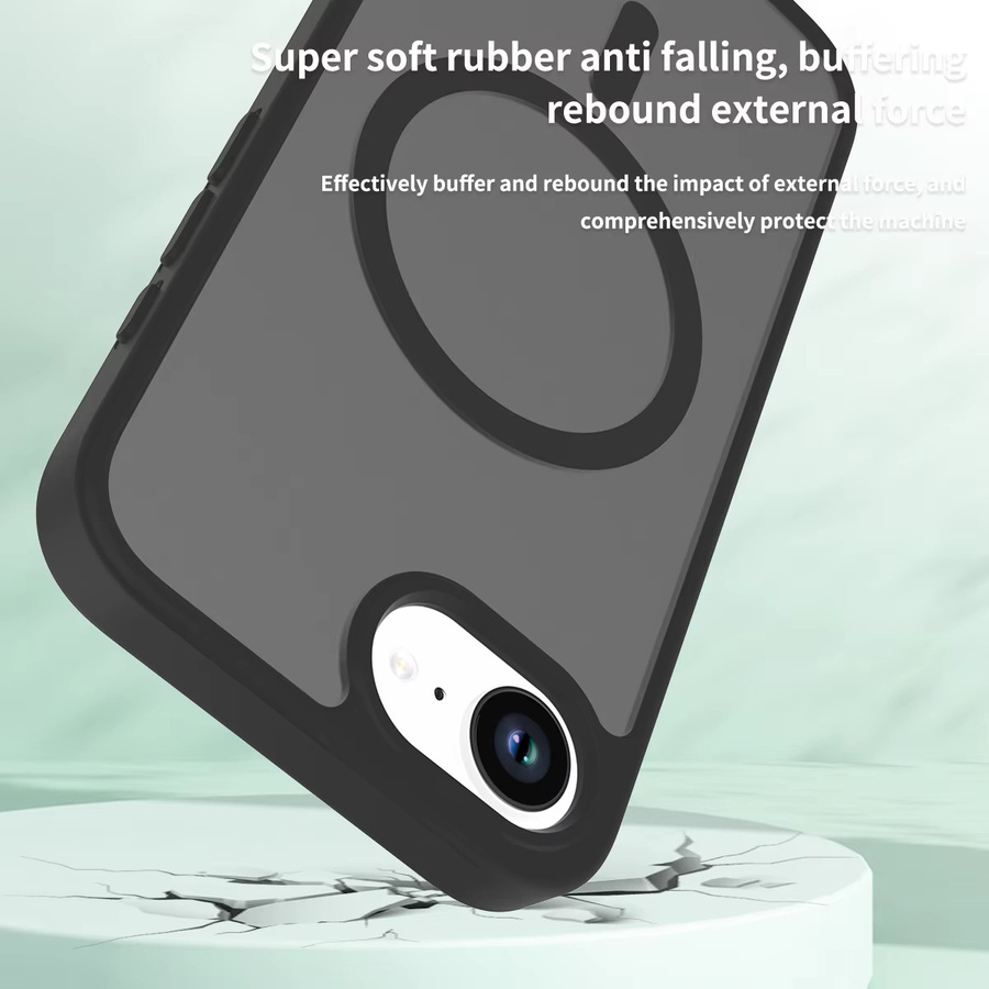 Matte MagSafe Handyhülle für Apple iPhone in Schwarz - Bild 4