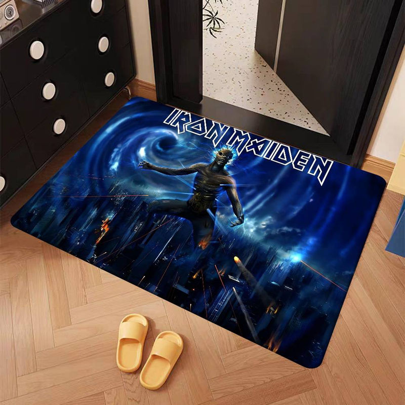 Karpetti Raummatte Iron Maiden mit Streifenmuster, rutschfest und waschbar, B/B: 80 x 120 cm, Mehrfarbig - Bild 4