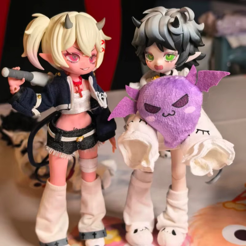 Cooze Devil'S Horns Blind Box, Bewegliche Puppe, Fantasy, Kunststoff - Bild 1