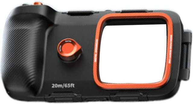 CosyHome Wasserdichte Unterwasser Schnorchel Tauch Handyhülle für 5,4 bis 6,9 Zoll Smartphones, Transparent/Schwarz, Tauchtiefe bis 20m - Bild 1