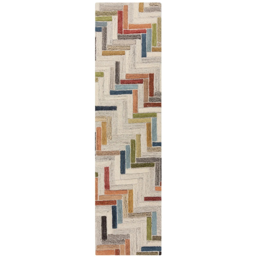 Flair Rugs Wollteppich Russo Mehrfarbig B: 60 cm, L: 230 cm - Bild 2