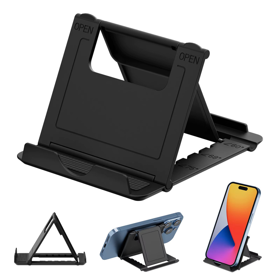 Universeller Tisch-Telefonhalter von LS in Blau, verstellbarer und zusammenklappbarer Desktop-Ständer für dein iPhone - Bild 6