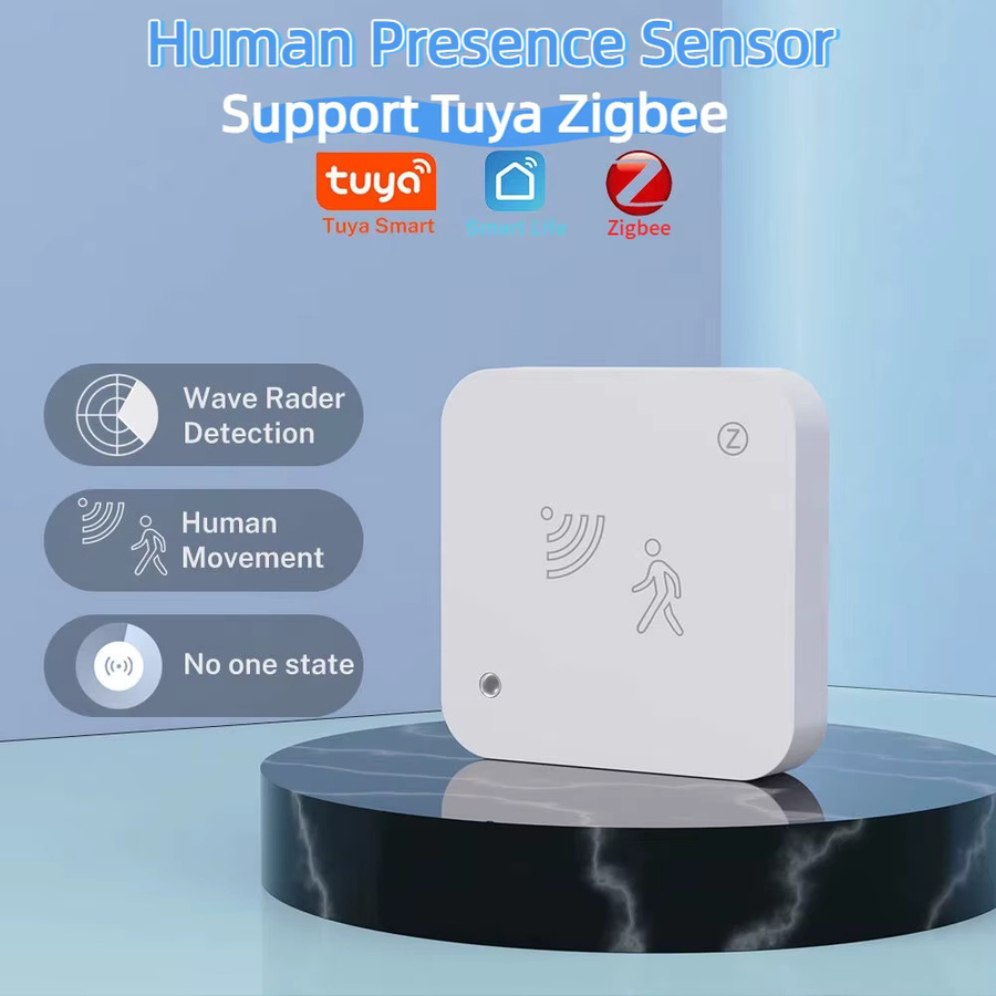 Tuya Zigbee Anwesenheitssensor MmWave Radar-Detektor mit Luminanzsensor in Weiß, kompatibel mit Yandex Alexa - Bild 2