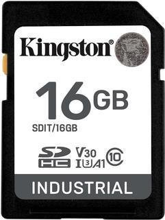 Kingston Industrial microSDHC Speicherkarte, 16 GB, UHS-I U3, V30, A1, Schwarz - Bild 2