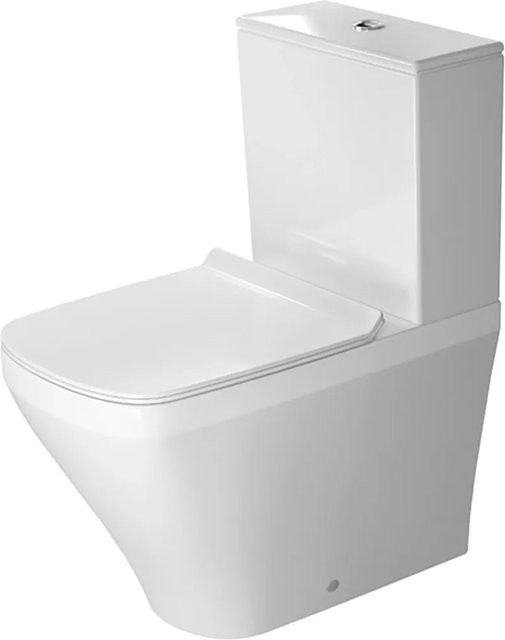 Duravit Stand-WC Kombi DuraStyle Weiß Tiefspüler mit Vario Abgang, Breite: 63 cm - Bild 1