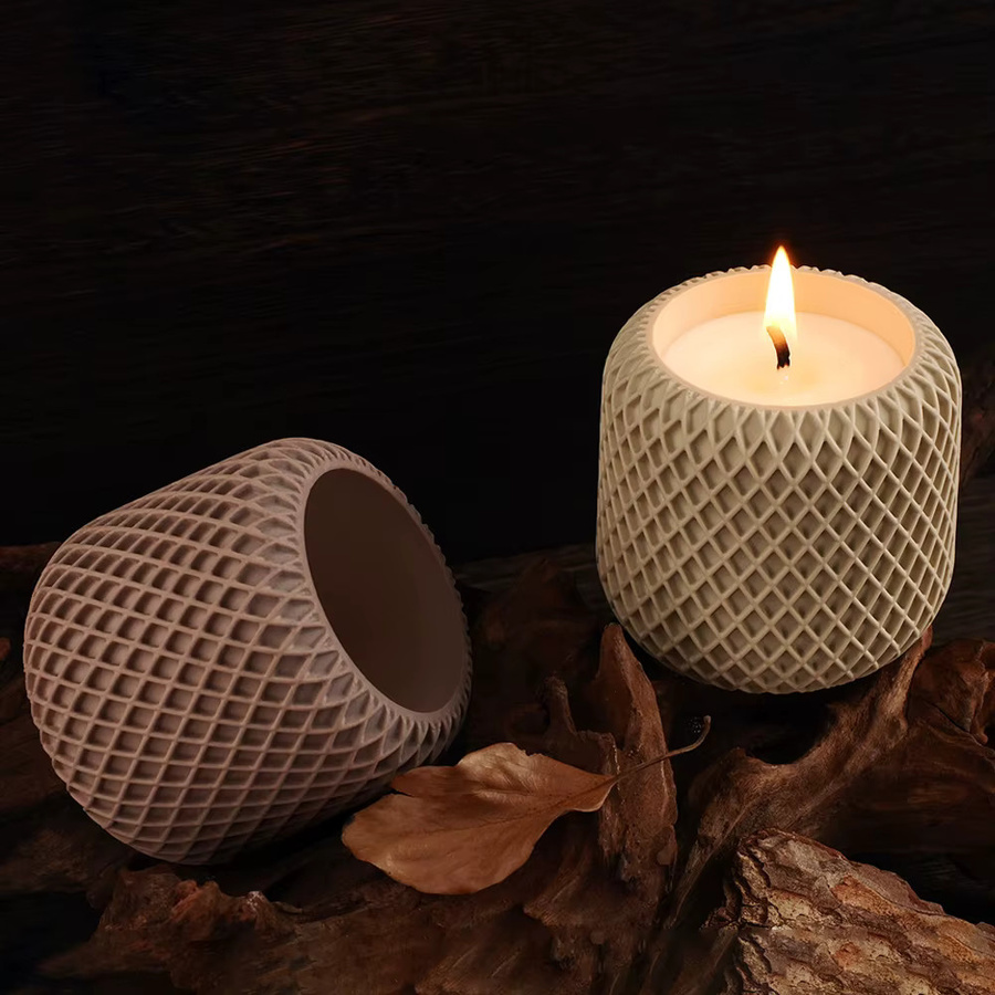 UDOCOOL Silikonform für unregelmäßige Kerzen, Glas und DIY-Pflanzgefäße zur Herstellung von Gips- oder Betonobjekten - Bild 2