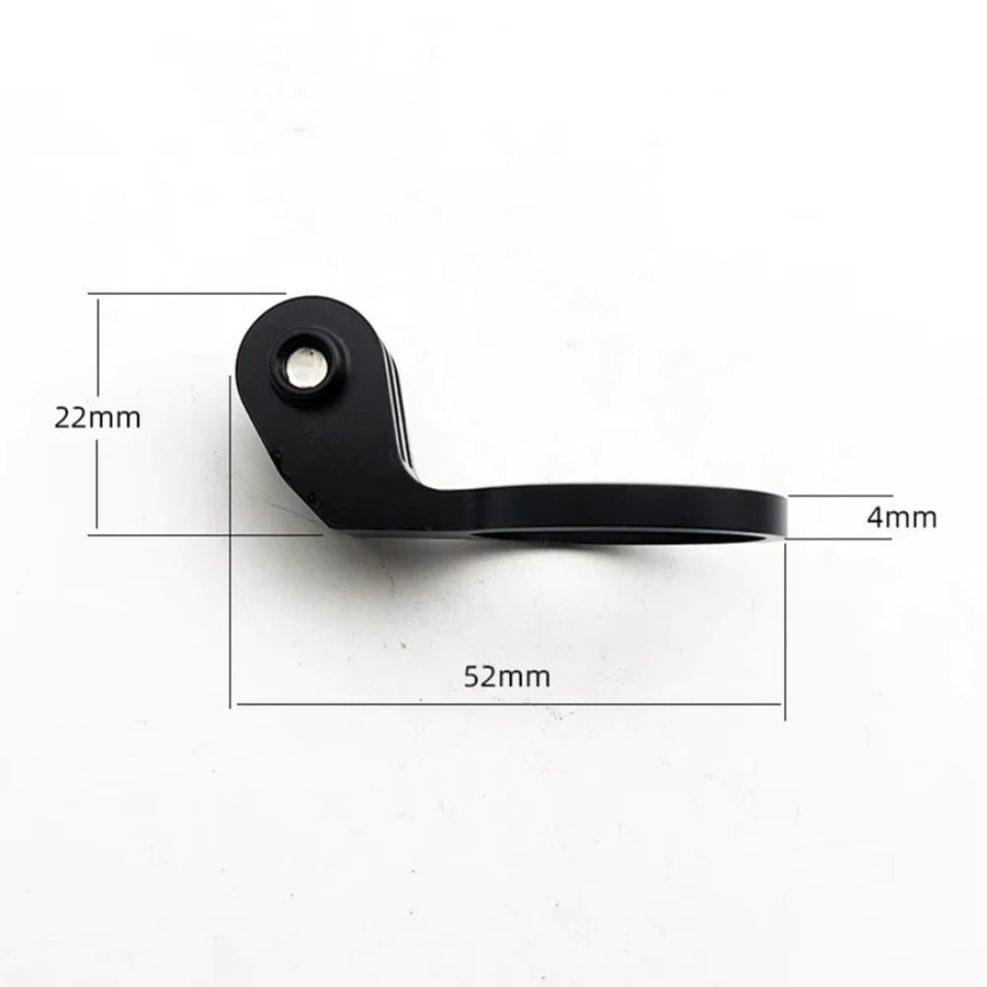 GoPro Kamera-Verlängerungshalterung für Mountain Road Fahrradvorbau-Headset-Kappe, Schwarz, passend für Gabeln mit 28,6 mm Durchmesser - Bild 2