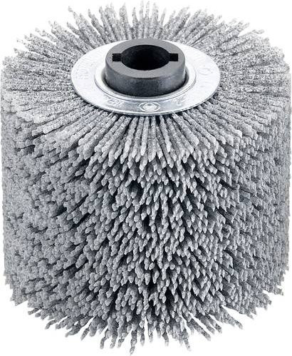 Flex Bürstwalze 465135 BW-NY für Winkelschleifer zur Holz- und Lackbearbeitung, Farbe: Grau - Bild 1