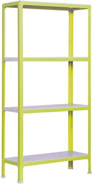 PROREGAL Wohnregal Living Koala aus Metall mit 4 Fachböden in Grün/Weiß, H x B x T: 180 x 80 x 30 cm - Bild 1