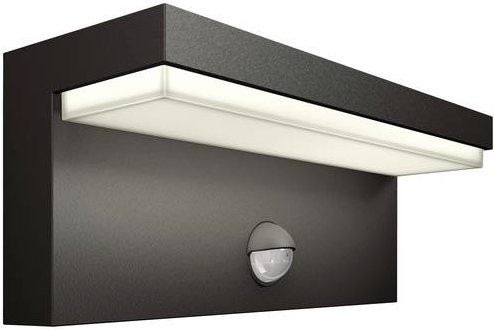 Philips Bustan LED-Außenwandleuchte mit Bewegungssensor in Anthrazit, 3,8 W, 4.000 K Kaltweiß - Bild 2