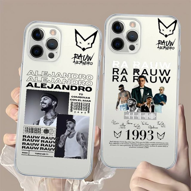 Epc Music R-Rauw Alejandro Rap Transparente TPU-Handyhülle für Apple iPhone 11 12 13 14 15 16 Pro Max 16 Plus Cover - Bild 1