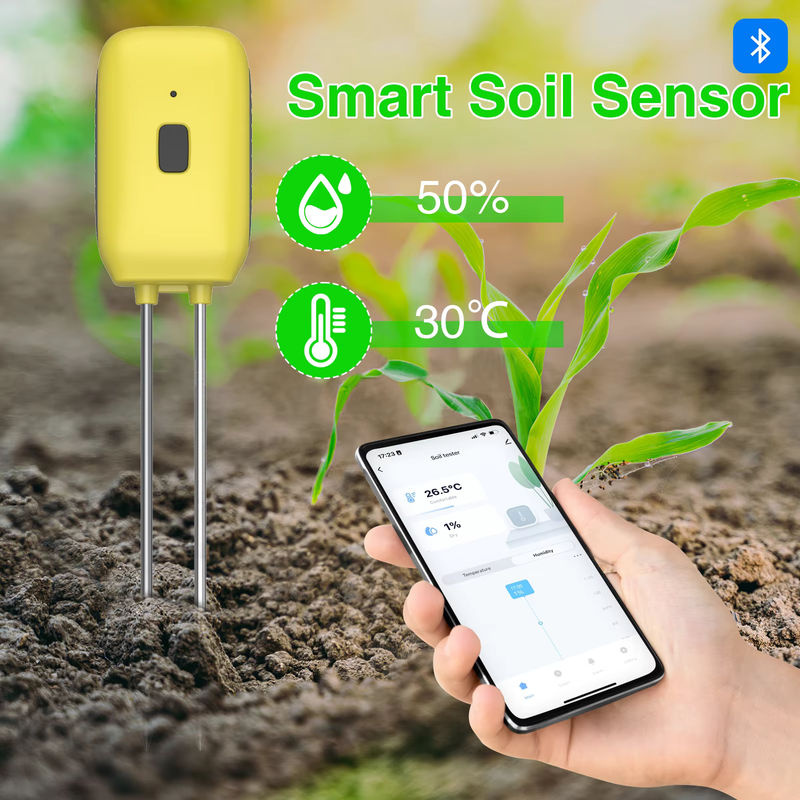 Tuya Smart Bluetooth Boden-Temperatur- und Feuchtigkeitssensor für Gartenautomatisierung und Bewässerung, wasserdichtes Thermo-Hygrometer - Bild 4