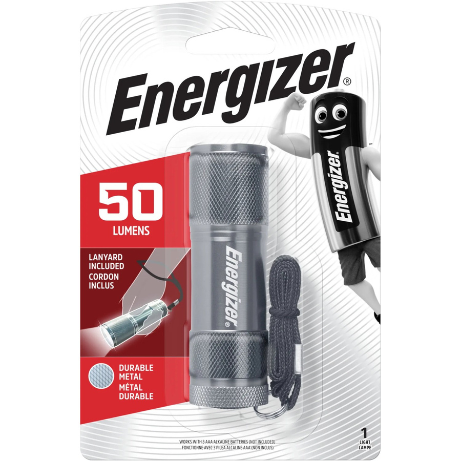 Energizer LED Taschenlampe Metal Light in Silber (3x AAA) - Bild 2