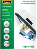 Fellowes Laminierfolie Impress 100 transparent, Breite: 15,6 cm, Höhe: 21,6 cm, DIN A5 - Bild 1