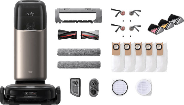 eufy Omni S2 Complete Saugroboter mit Self-Cleaning-Dock in Grau - Bild 1