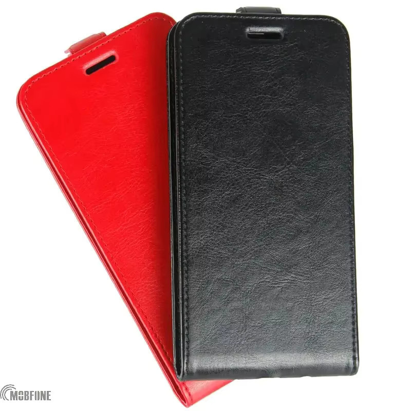 Luxus Retro Lederhülle für Xiaomi Redmi Note 14 Pro Plus 5G und Redmi Note 13 Pro 4G, Vertikale Buchhülle in Rot - Bild 4