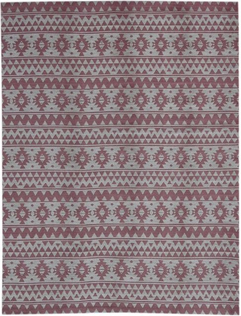 MeGusta Flachflor Teppich Luisa Vintage Pink Polyester, B/T: 120 x 170 cm - Bild 1