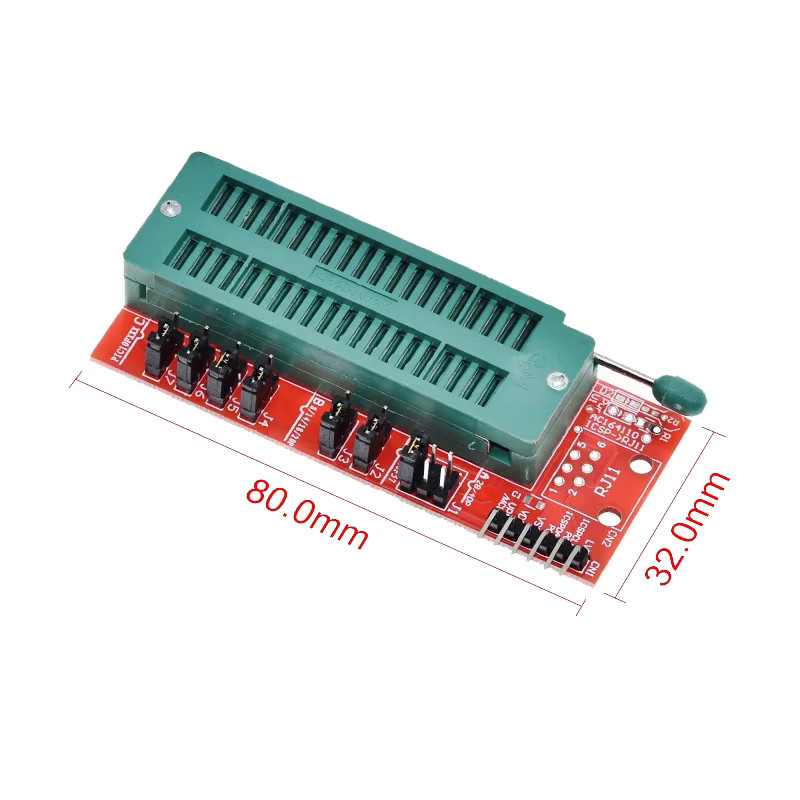 Si Tai&SH Universal Programmieradapter für PICKIT 3, PICKIT 3.5 und PIC ICD2 in Rot - Bild 2
