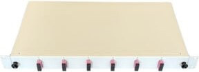 Paschke Spleissbox ausziehbar 19 Zoll mit 6x SCd OM4 in Pink 443705VI-06SA - Bild 1