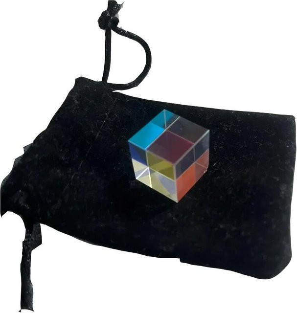 UYAOZHISHANG Optischer X-Würfel Dichroitischer Würfelprisma, Lernorientiertes Geschenk, Physik Pädagogisches Spielzeug - Bild 1