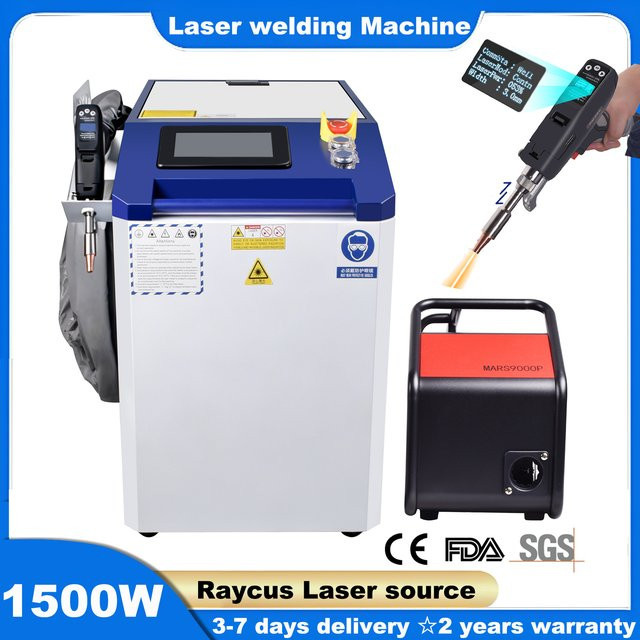 Raycus 4-in-1 Handgeführte Faserlaser-Schweißmaschine zum Schweißen, Reinigen und Schneiden mit 1500W/2000W Leistung, 220V - Bild 1