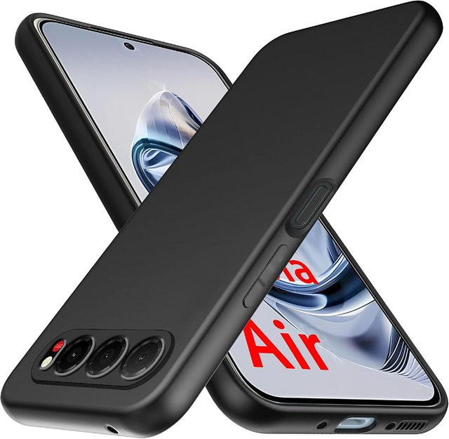 Schwarze matte TPU-Kameraschutz-Telefonhülle für dein ZTE nubia Air Z2468N - Bild 1