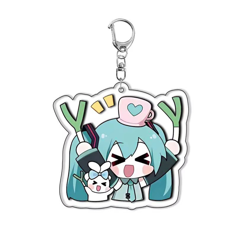 Bandai Hatsune Miku Acryl-Schlüsselanhänger, Bunt / Mehrfarbig, Kunststoff - Bild 1