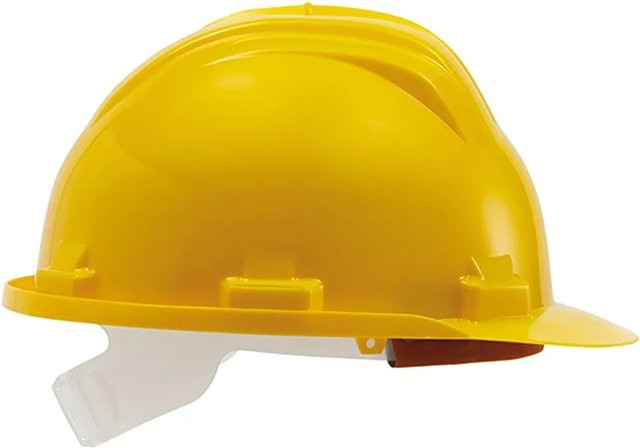 Gebol Bau-Schutzhelm aus Kunststoff in Gelb mit EU-Zulassung - Bild 1