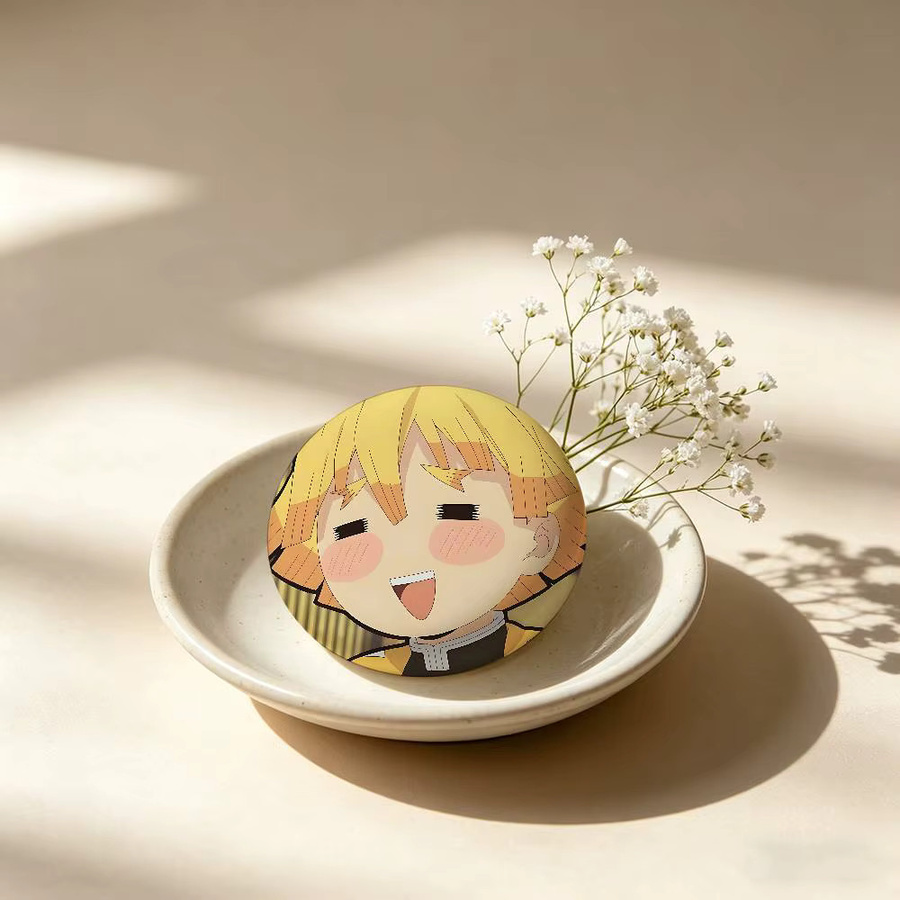 Brosche Anime A-Agatsuma Zenitsu-S Cartoon-Sternabzeichen, Zinn - Bild 2