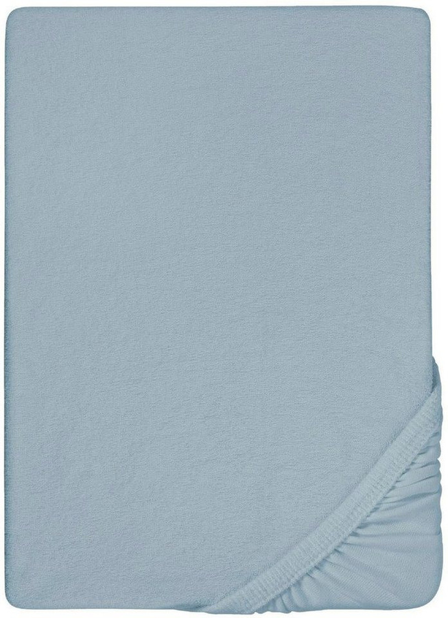 Biberna Spannbettlaken Premium Frottee-Stretch mit Rundumgummi, 80% Baumwolle, bügelfrei - Bild 1