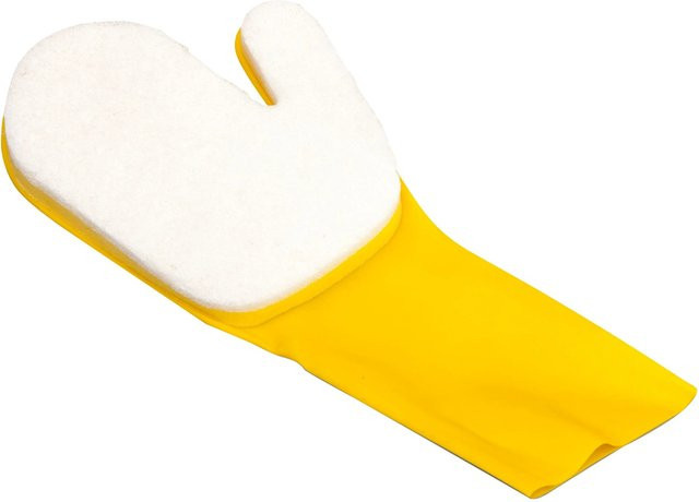 Gre Handschuh mit Schwamm in Gelb - Bild 1