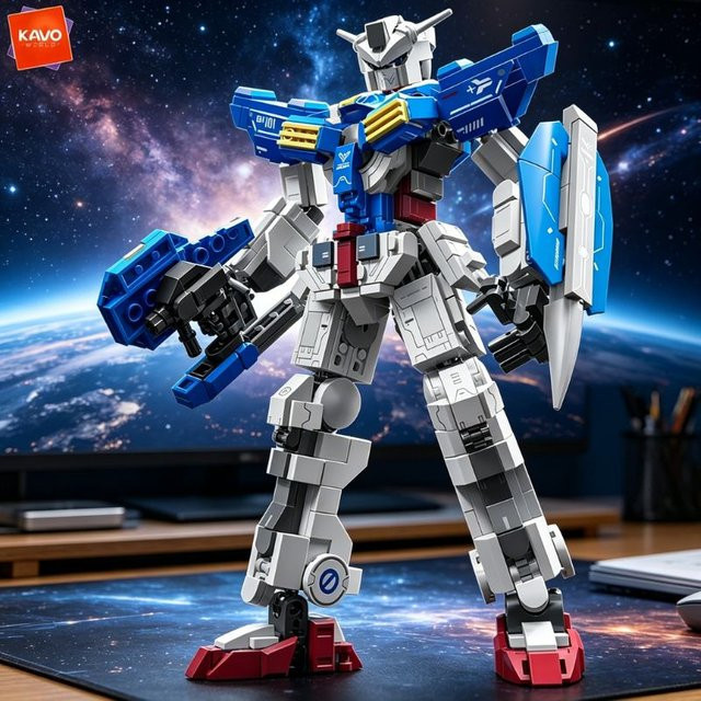 KAVOWORLD Mecha-Roboter, Baukasten, 648 Teile, ab 14 Jahre - Bild 1