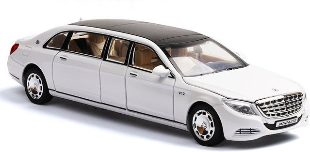 KaKBeir S650 Legierungsautomodell, 1:32, 6-türige Öffnung, Weiß - Bild 1