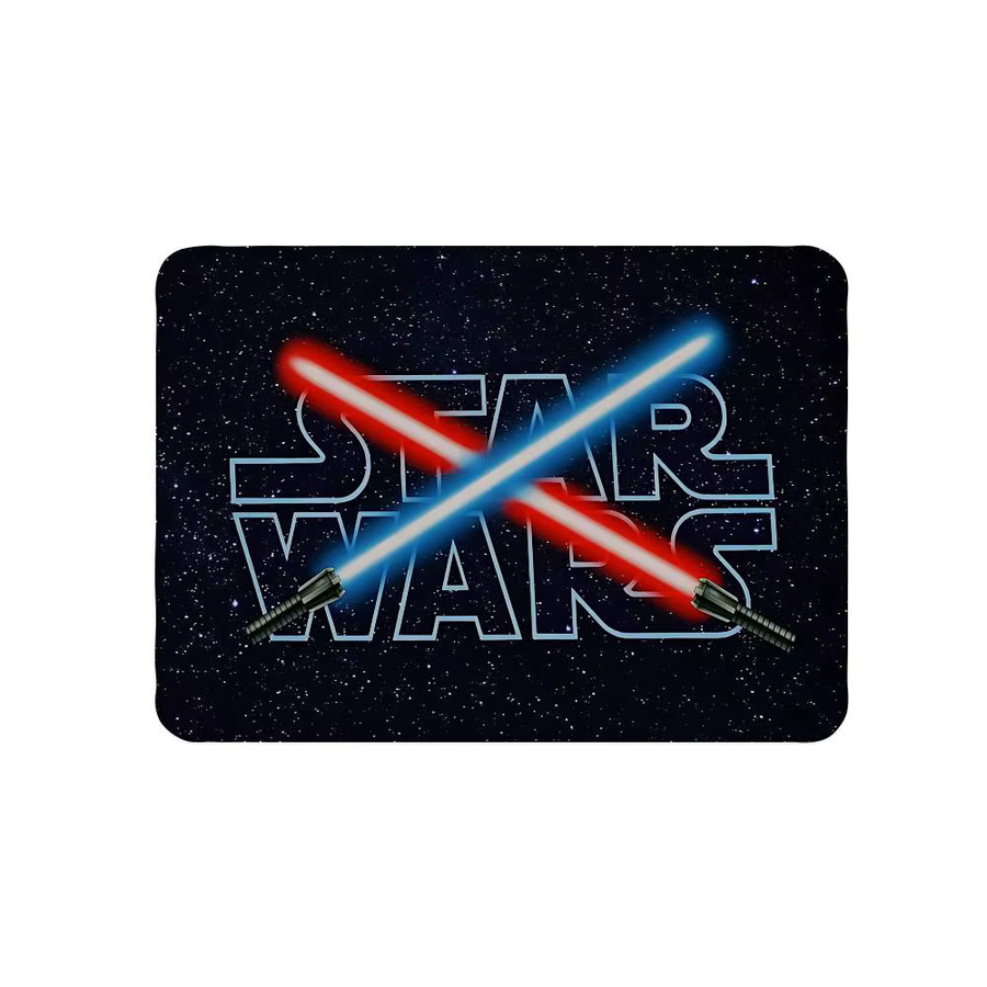 Beast Kingdom S-Star W-Wars Teppich, rutschfeste rechteckige Matte in Schwarz, B/T: 60 x 40 cm - Bild 7