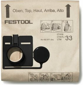 Festool Filtersack FIS-CT 33 in Schwarz aus Kunststoff - Bild 1