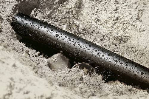 HellermannTyton Schrumpfschlauch mit Kleber Schwarz 68mm 22mm Schrumpfrate 3.5:1 1m - Bild 1