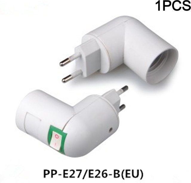 SHIDWJ Verstellbarer E27 Lampensockel mit 360-Grad-Adapterstecker - Bild 1
