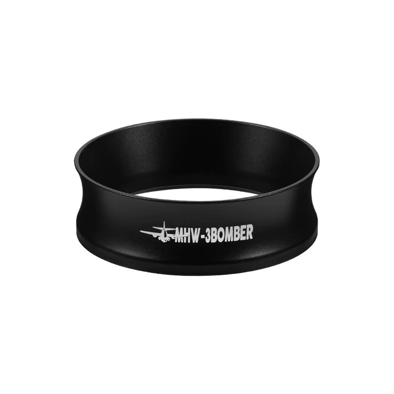 JUSTINLAU Magnetischer Kaffee-Dosiertrichter aus Edelstahl in Schwarz, Espresso-Dosierring für Siebträger, Durchmesser: 58 mm - Bild 6