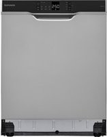 Telefunken Geschirrspüler teilintegriert G-ET-6014-C-I in Silber, 60 cm Breite, 12 Maßgedecke, 9 Programme mit AquaStop und automatischer Türöffnung - Bild 2