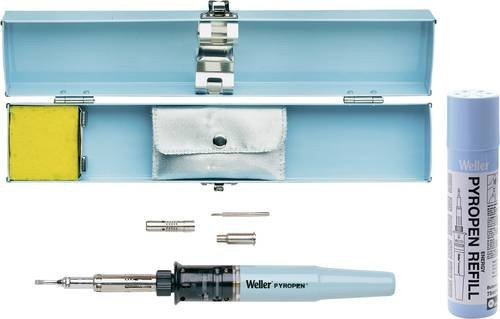 Weller Gaslötkolben Blau mit Lötspitze und Gasflasche bis 500°C - Bild 1